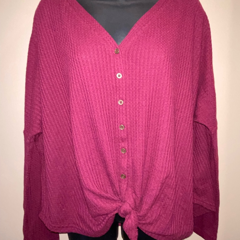 Button up sweater